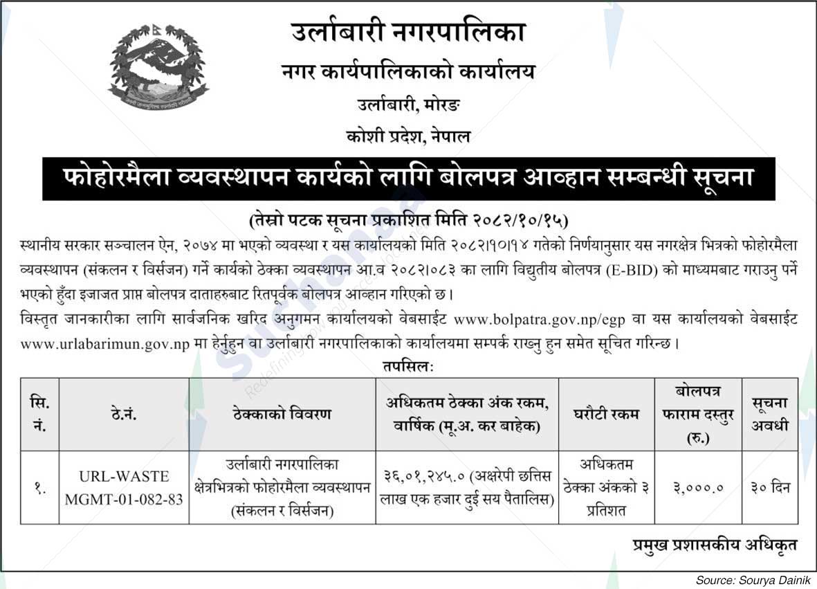 Urlabari Municipality