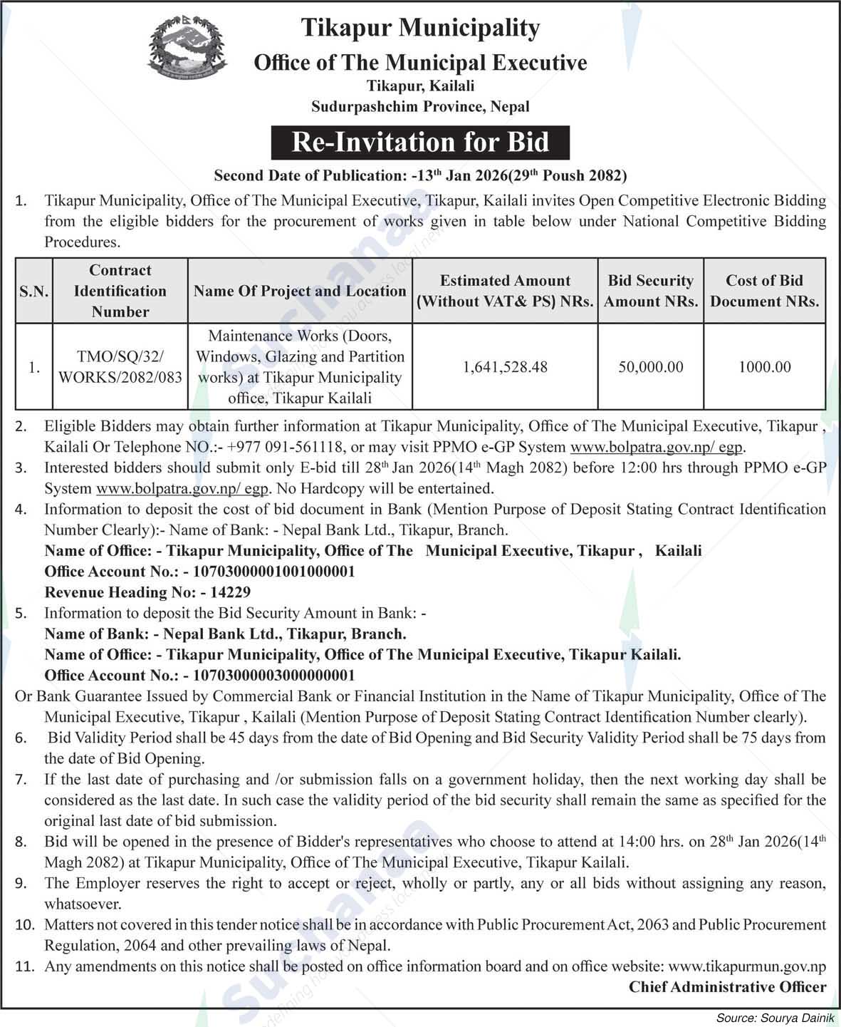 Tikapur Municipality