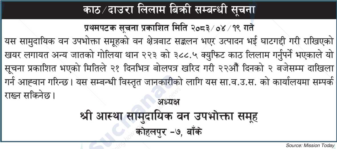Shree Aastha Saa.Wa.Wo.Sa.