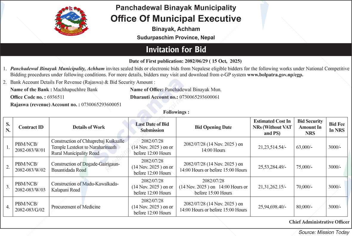 Panchadewal Binayak Municipality