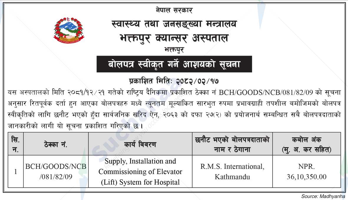 Bhaktapur Cancer Hospital