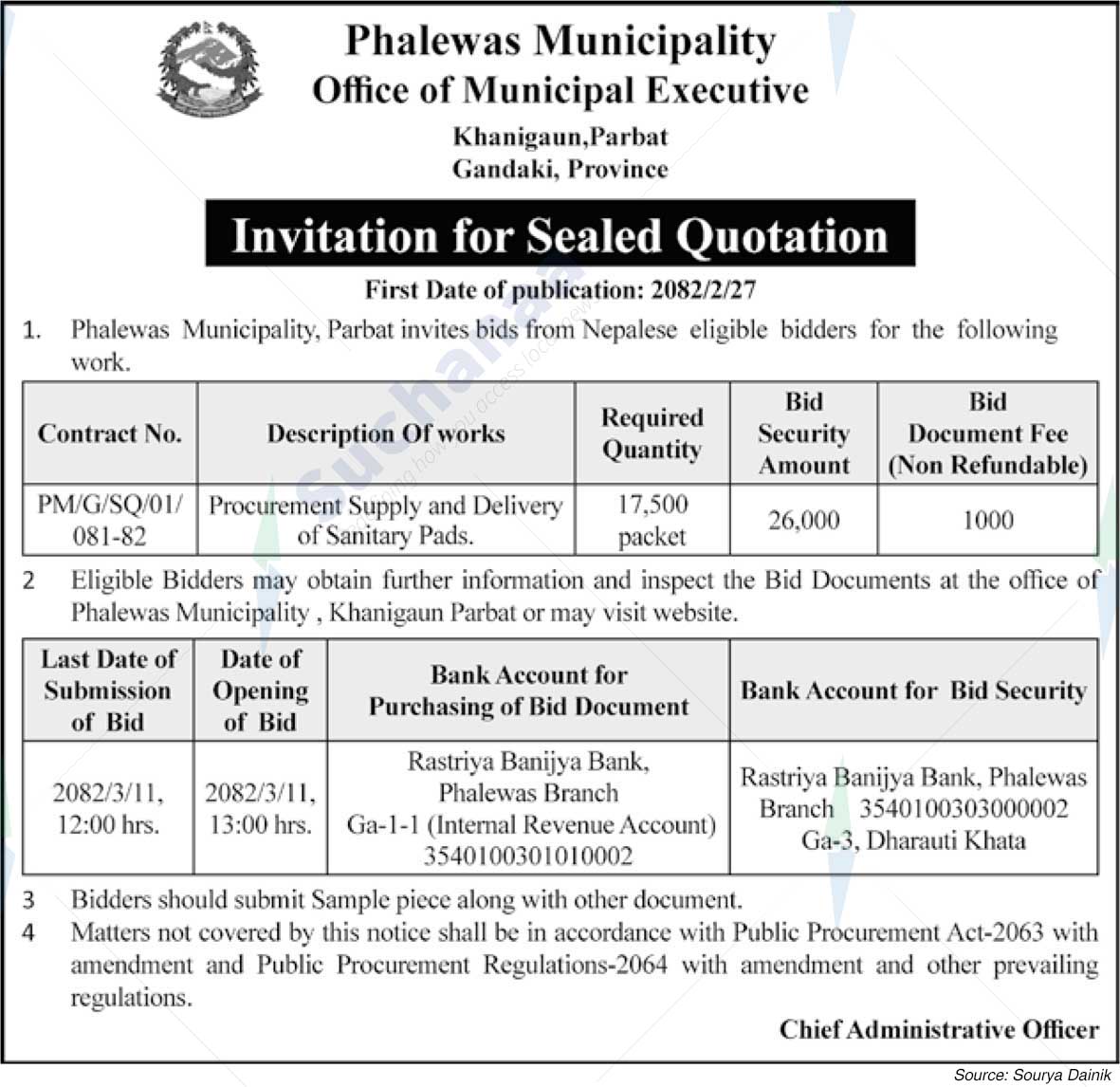 Phalewas Municipality