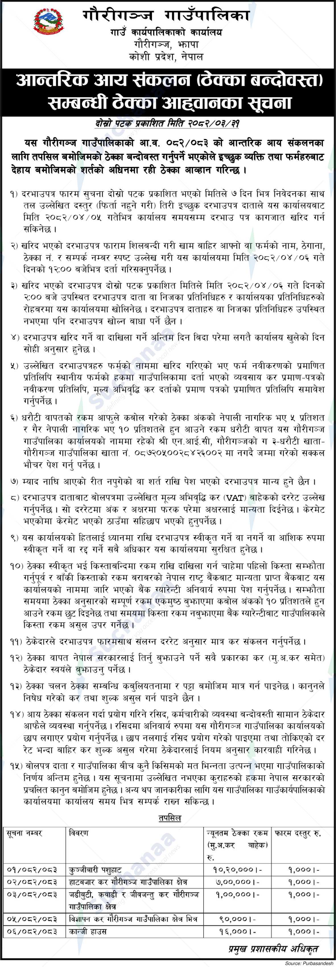 Gauriganj Rural Municipality