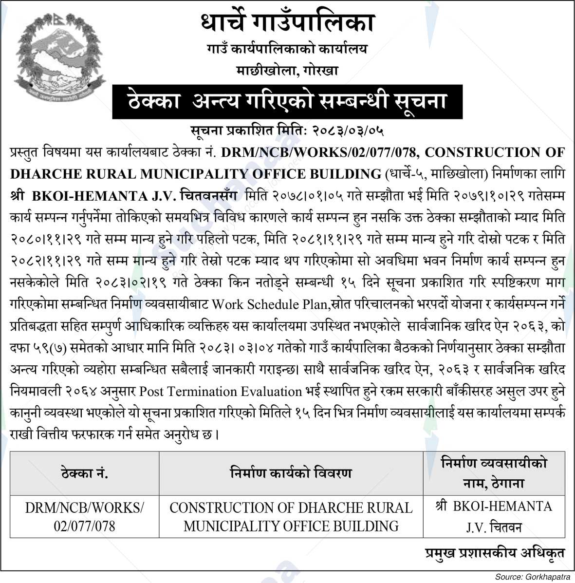Dharche Rural Municipality