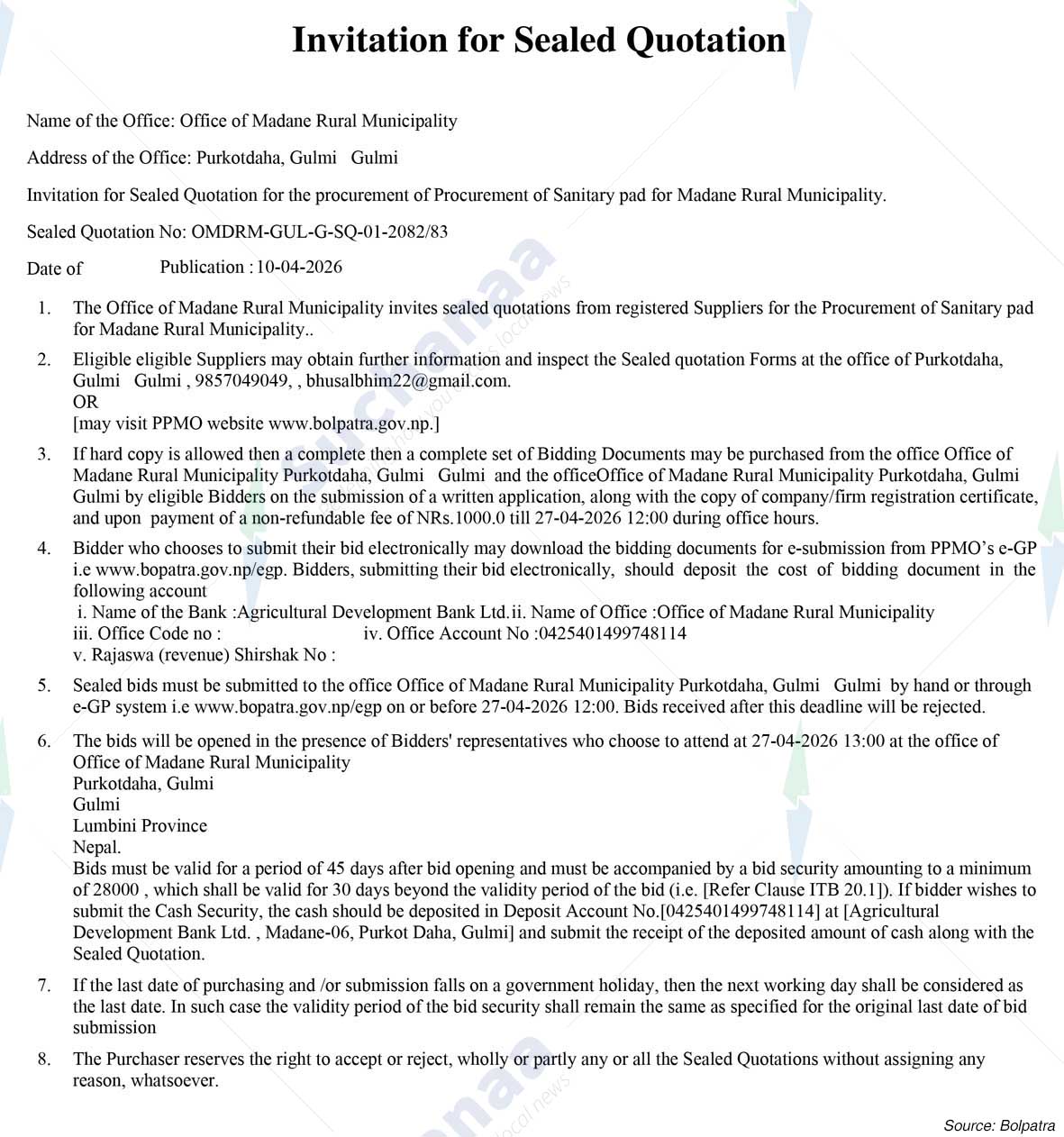 Madane Rural Municipality