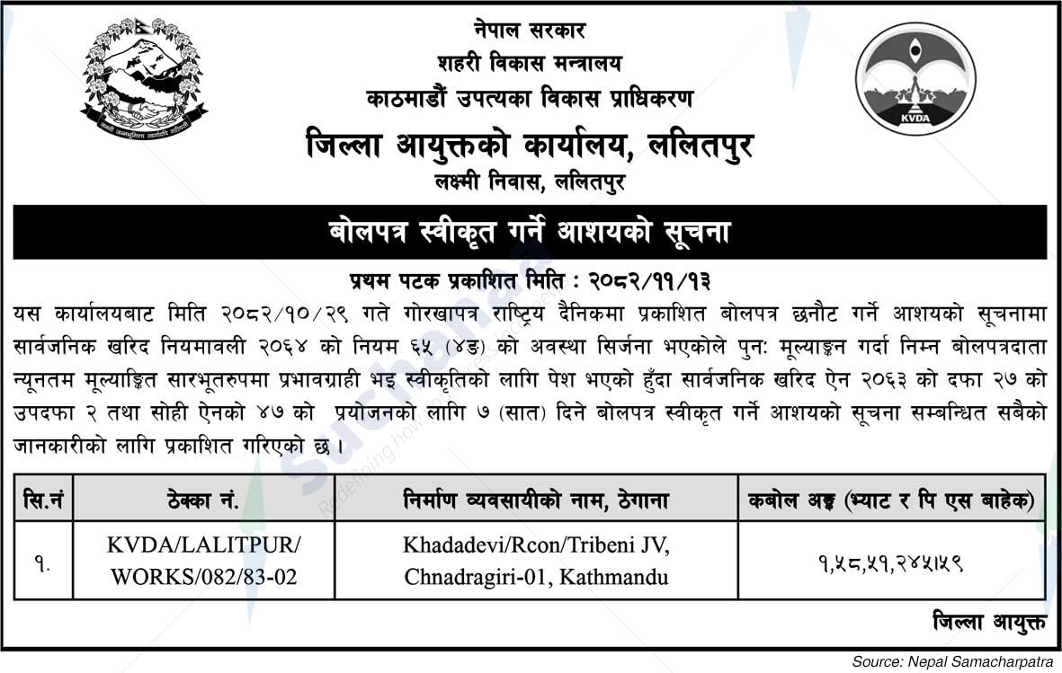 District Commissioner's Office, Lalitpur