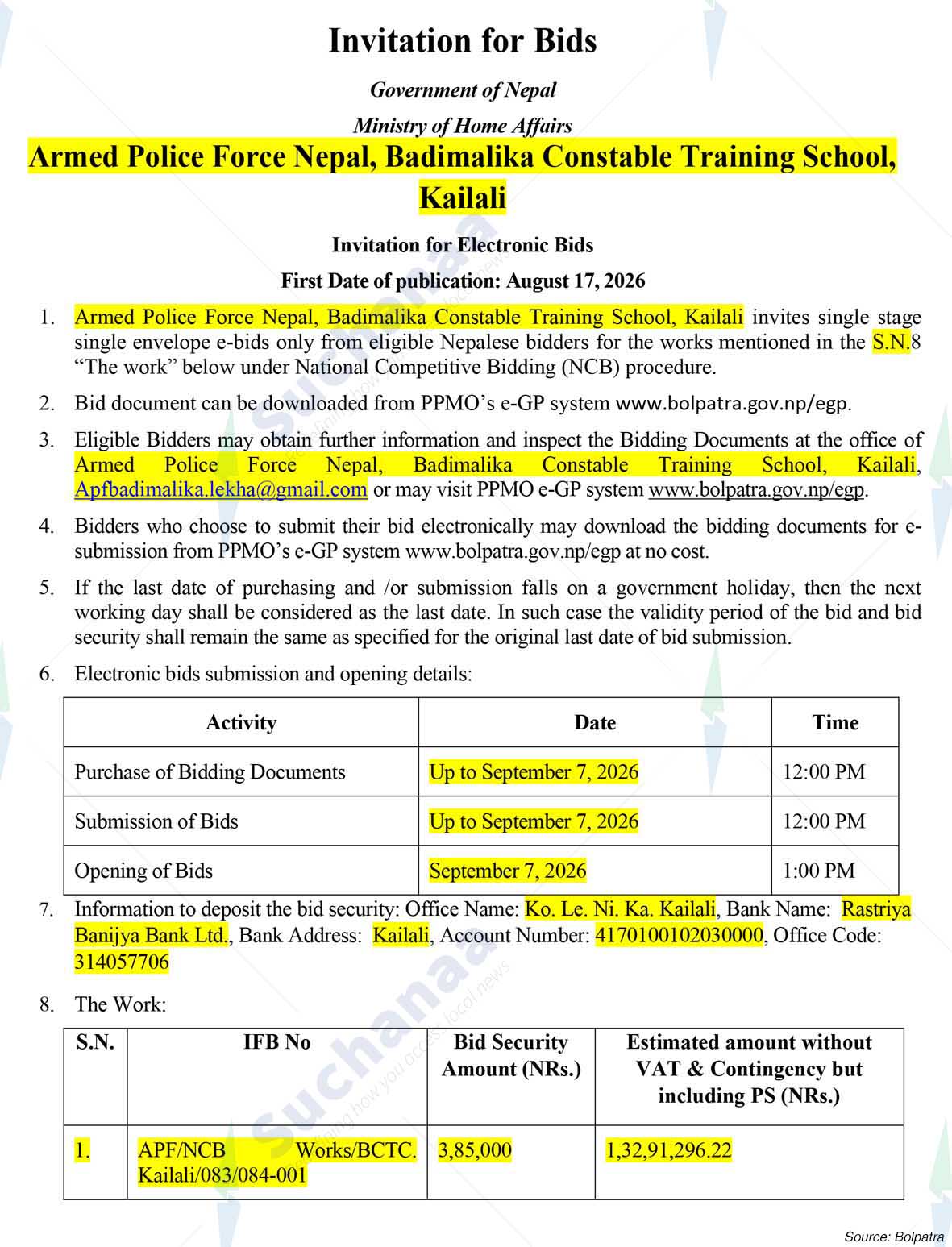 Armed Police Force, Nepal Company HQ, Sankhuwasabha, No. 4 Company