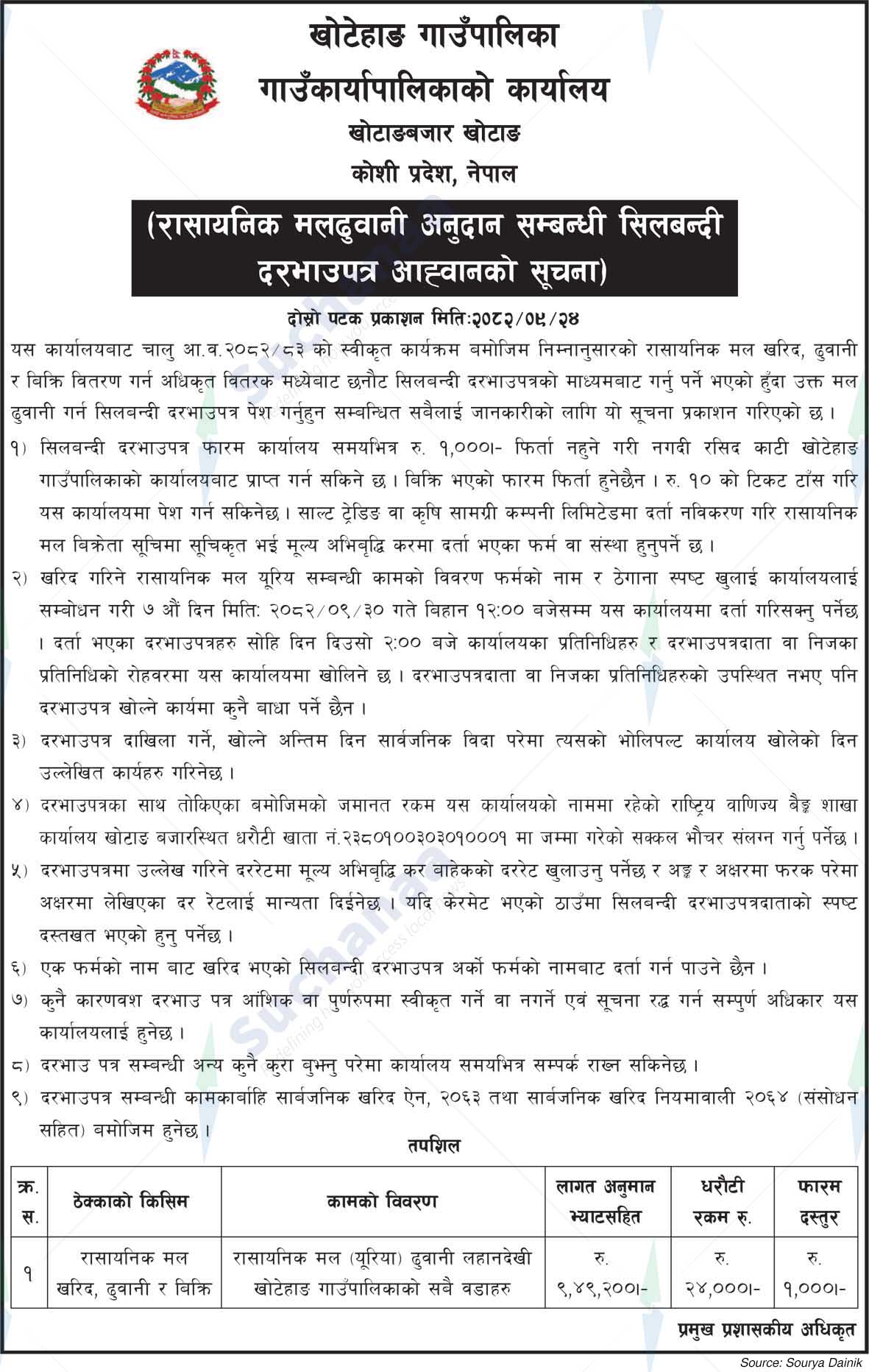 Khotehang Rural Municipality