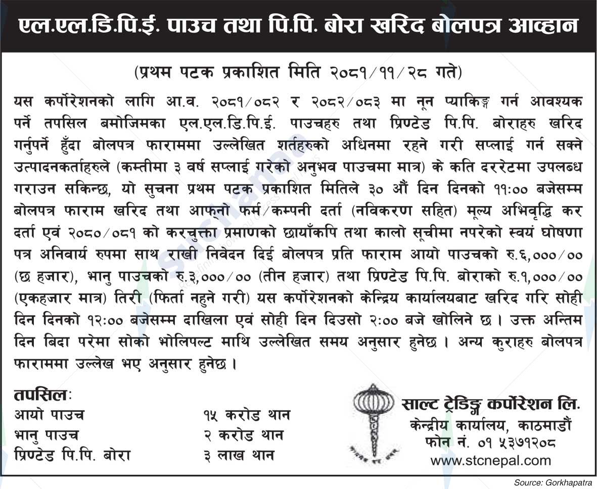 Salt Trading Corporation Ltd.