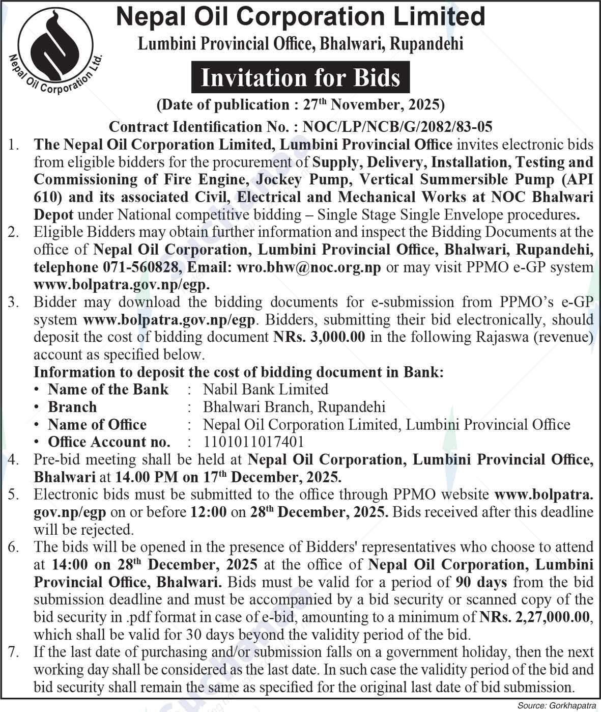 Nepal Oil Corporation Limited