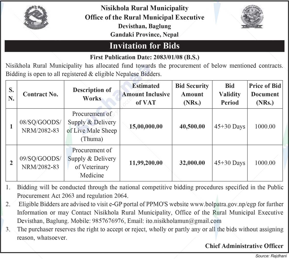Nisikhola Rural Municipality