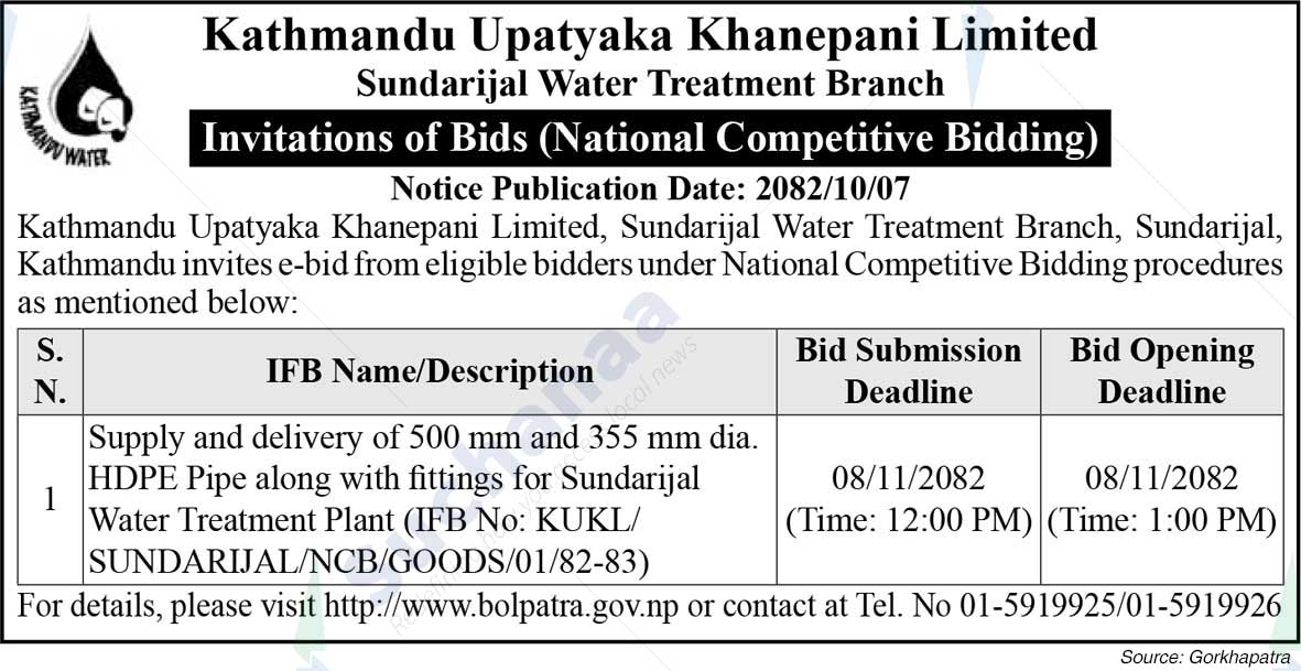 Kathmandu Upatyaka Khanepani Limited