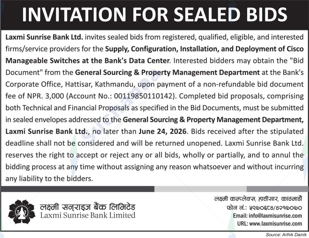 Laxmi Sunrise Bank Limited
