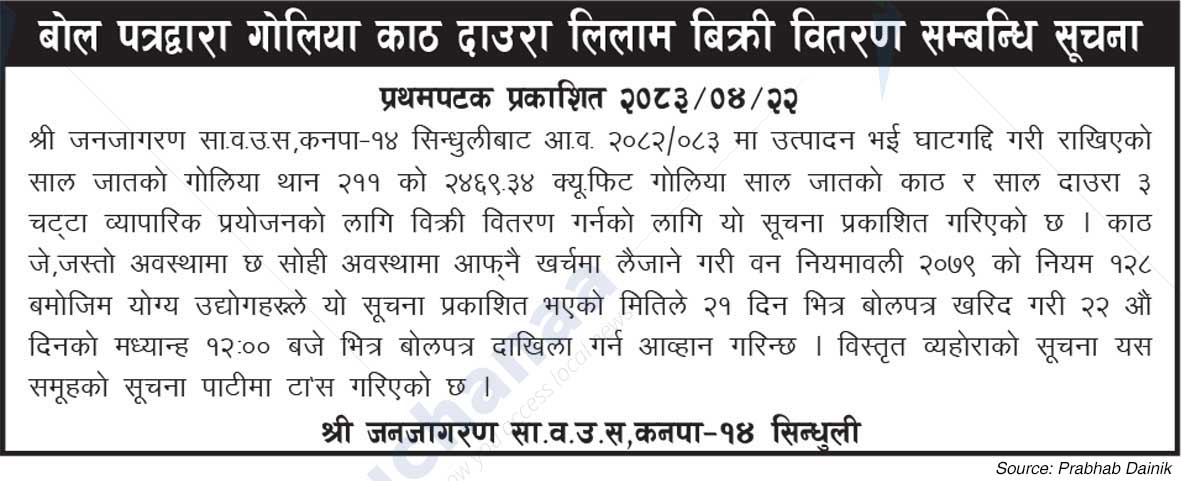 Shree Janjagaran Saa.Wa.Wo.Sa.