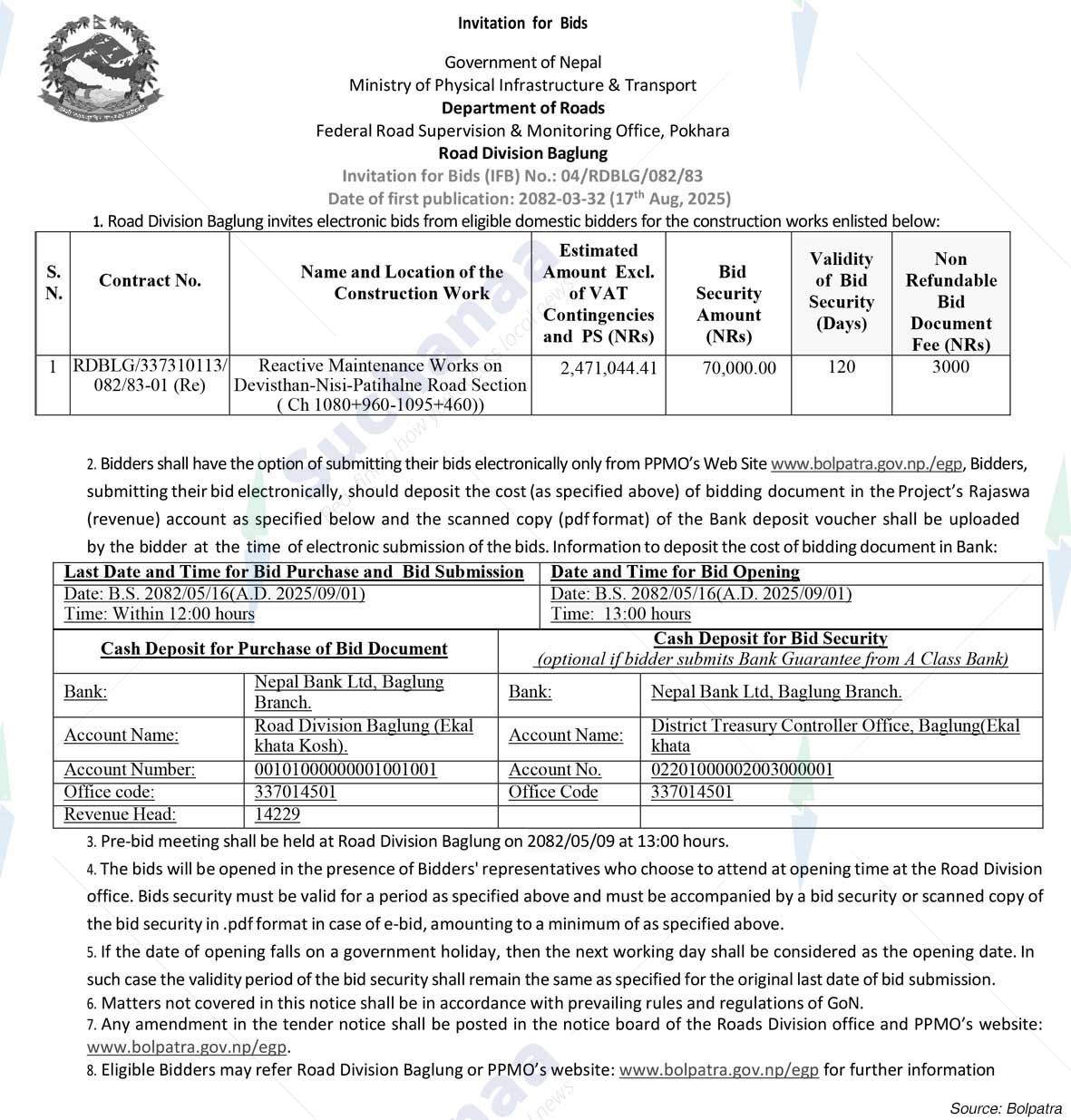 Road Division Baglung