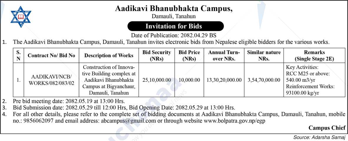Aadikavi Bhanubhakta Campus