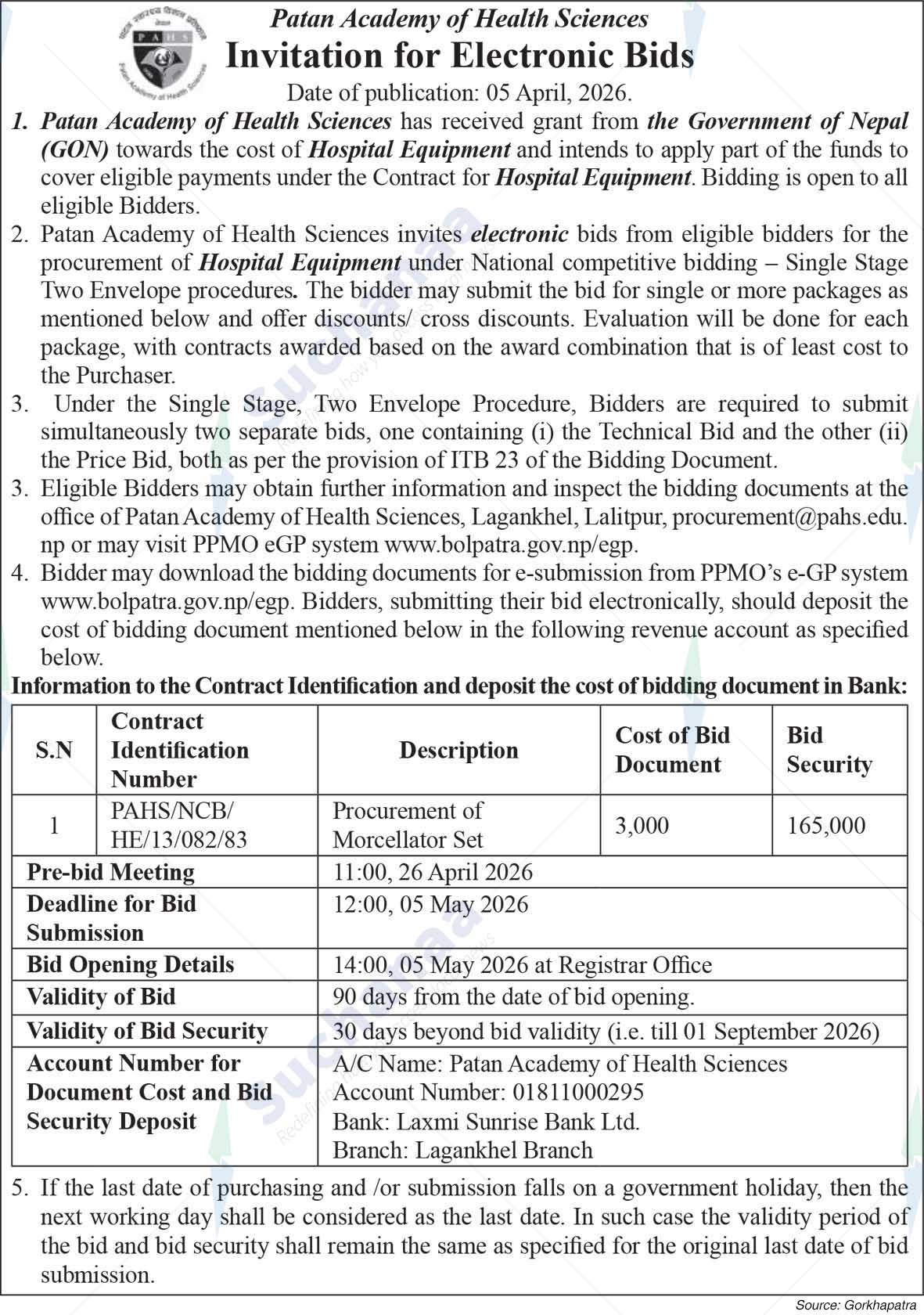 Patan Academy of Health Sciences