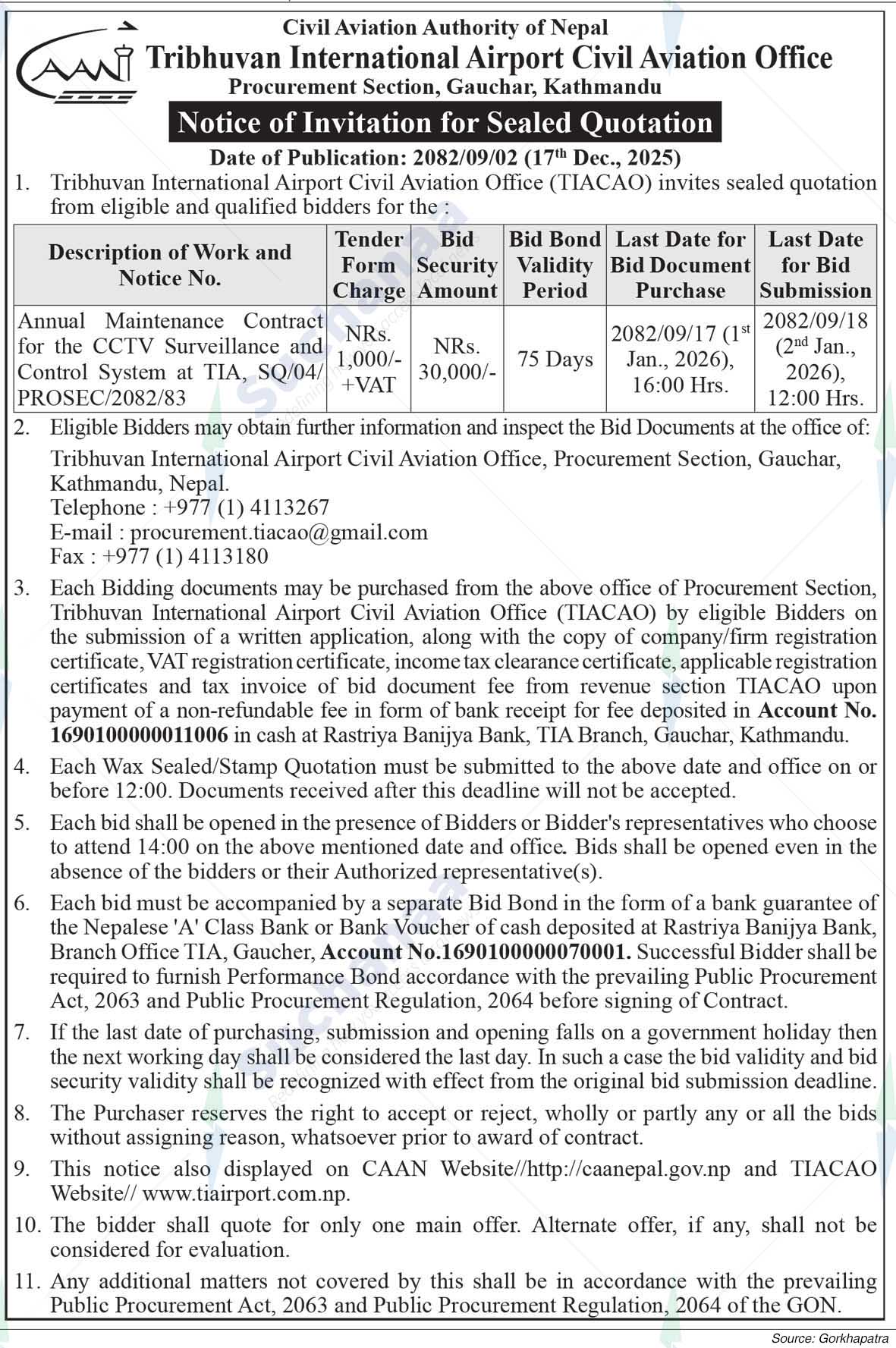 Tribhuvan International Airport