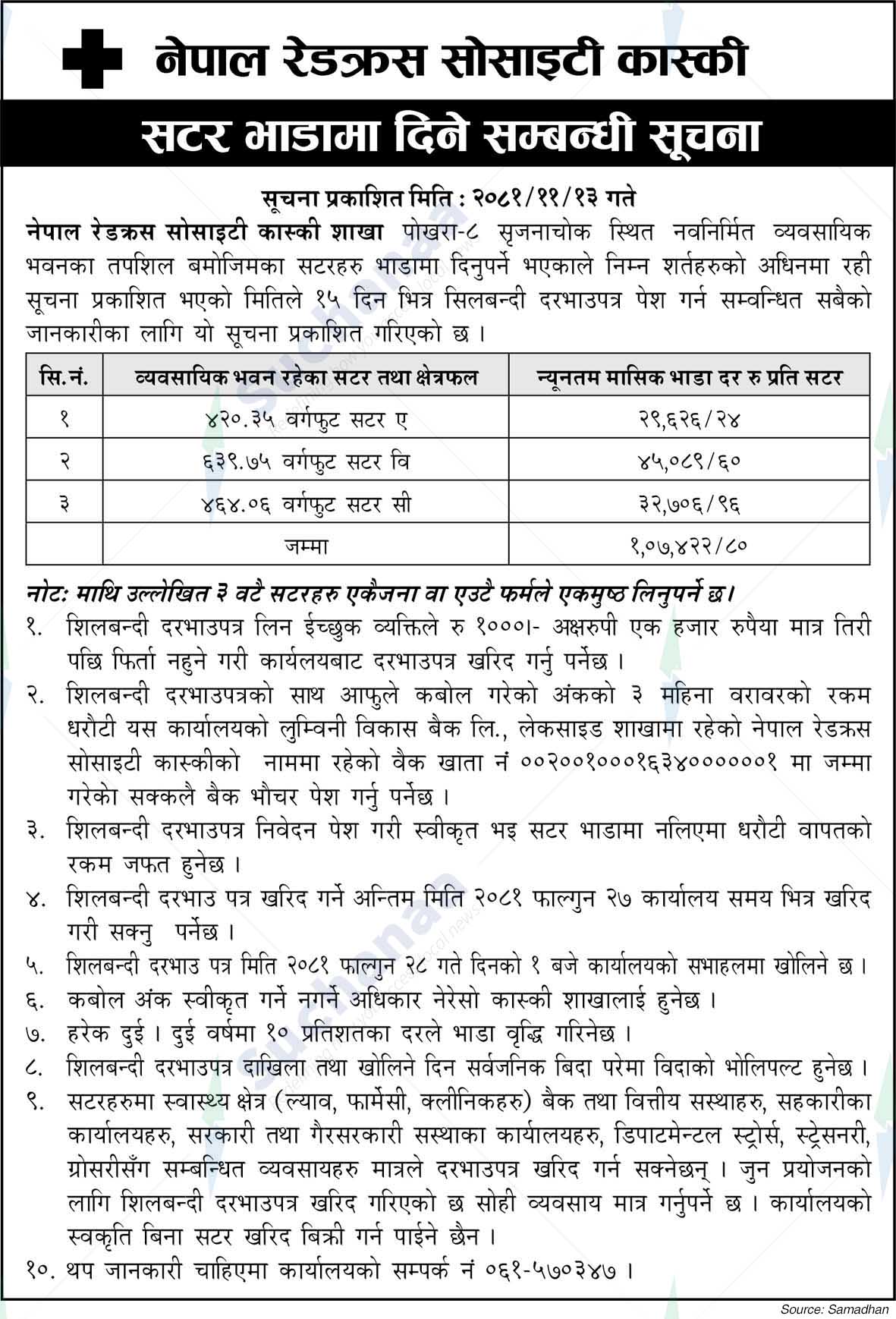 Nepal Red Cross Society Kaski