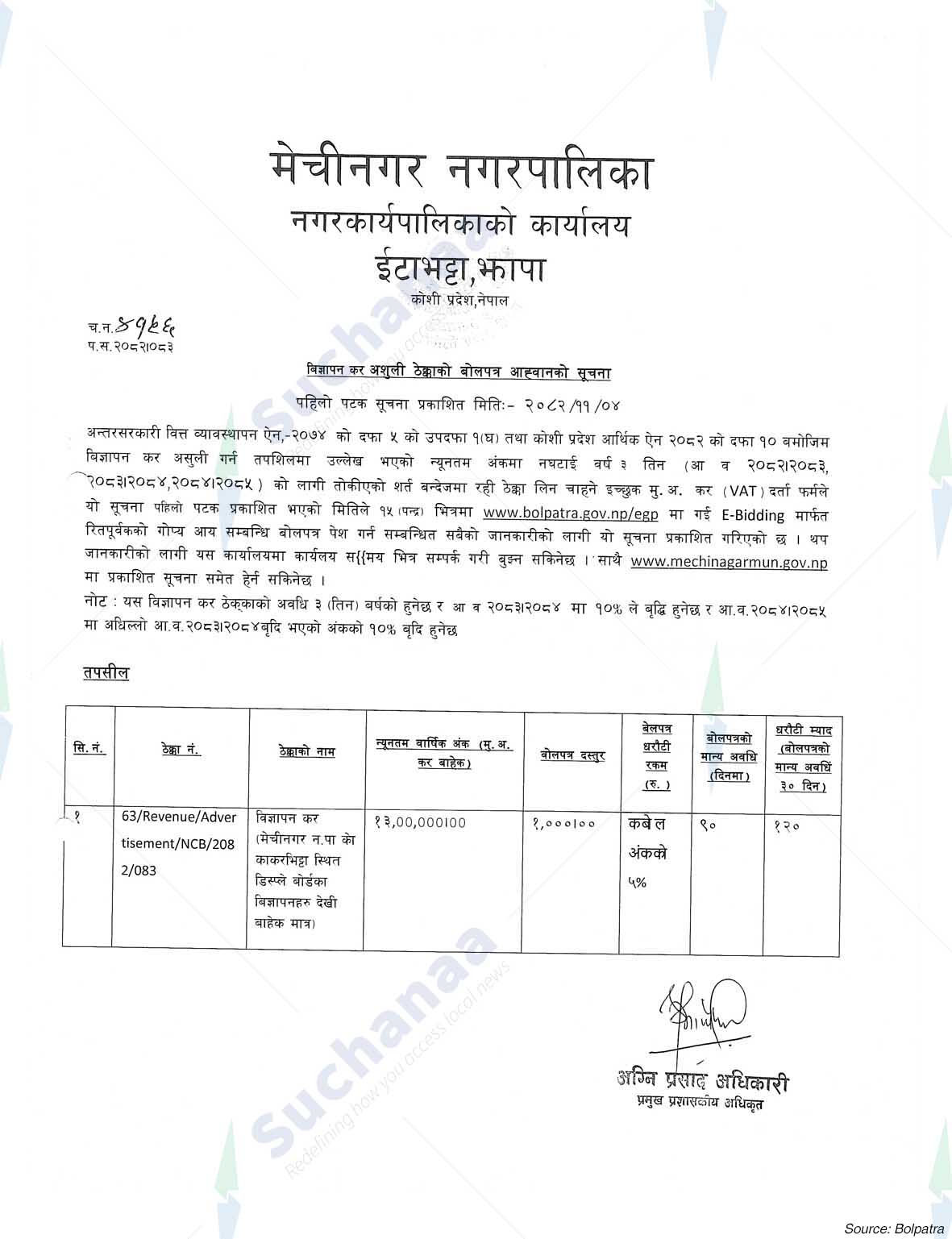 Mechinagar Municipality