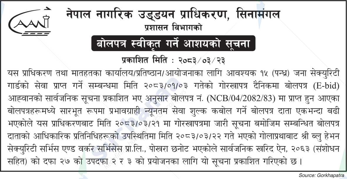 Civil Aviation Authority of Nepal