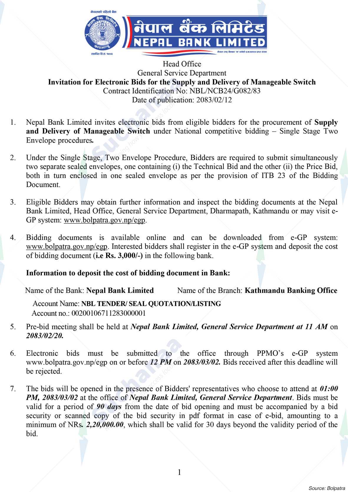 Nepal Bank Limited