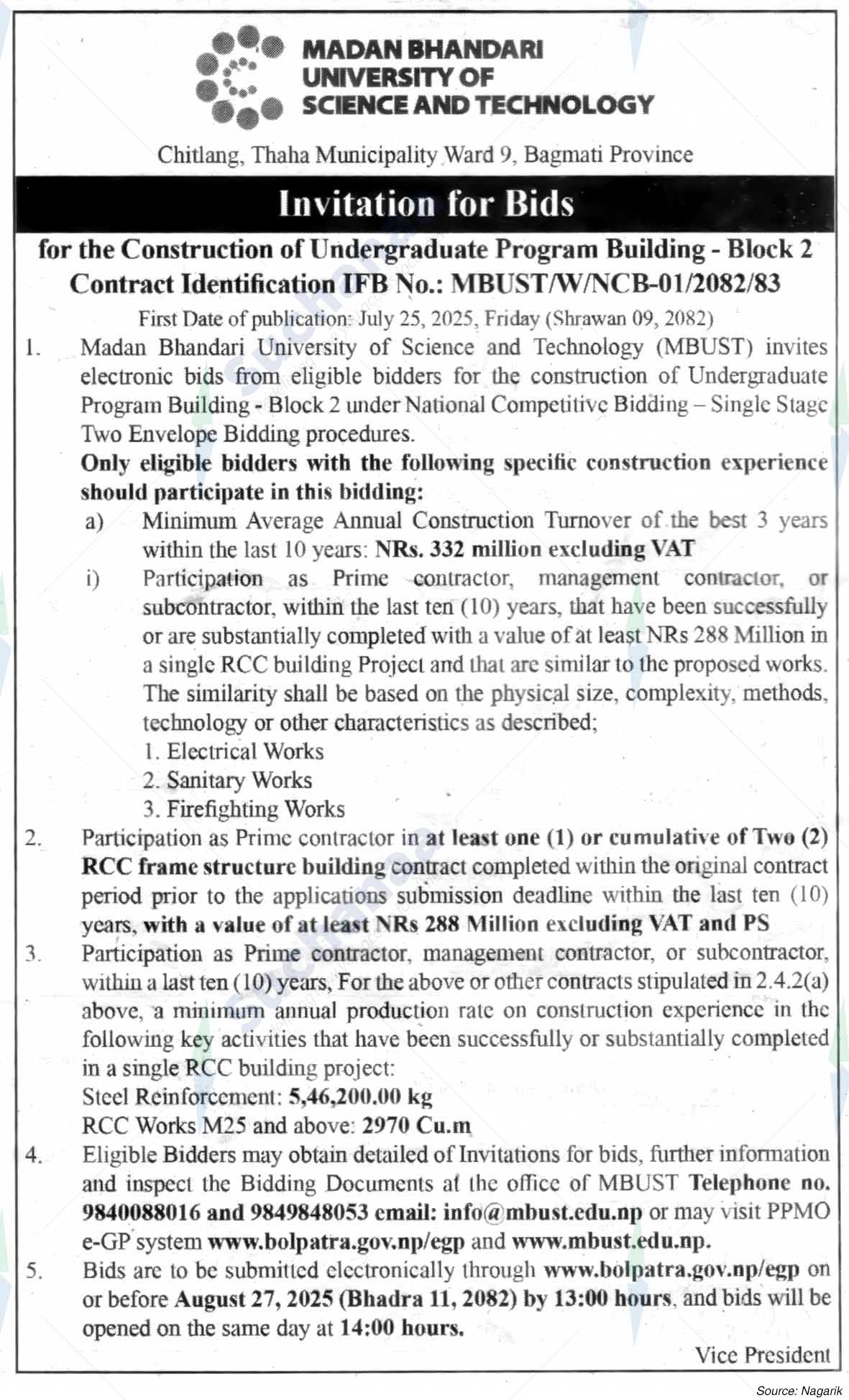 Madan Bhandari University of Science and Technology