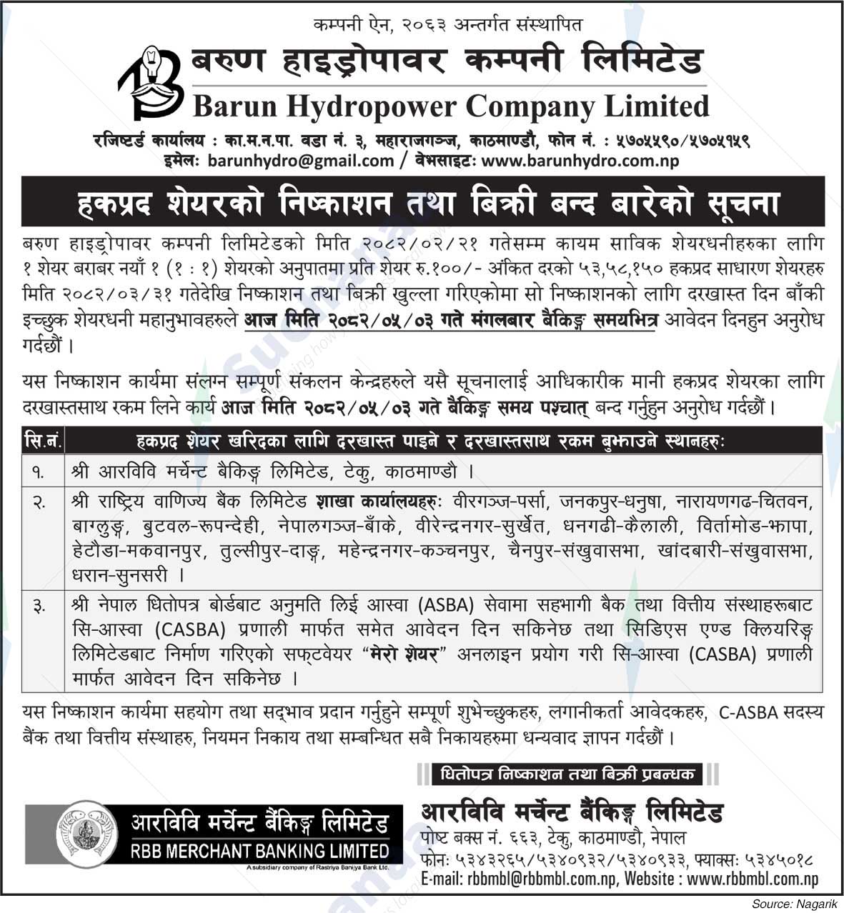 Barun Hydropower Co. Ltd.
