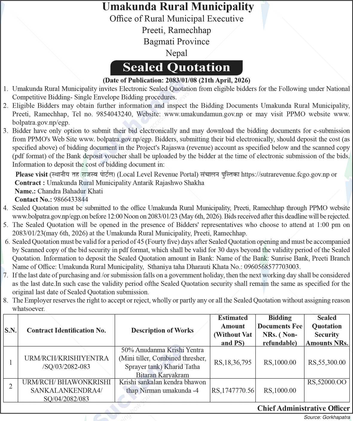 Umakunda Rural Municipality