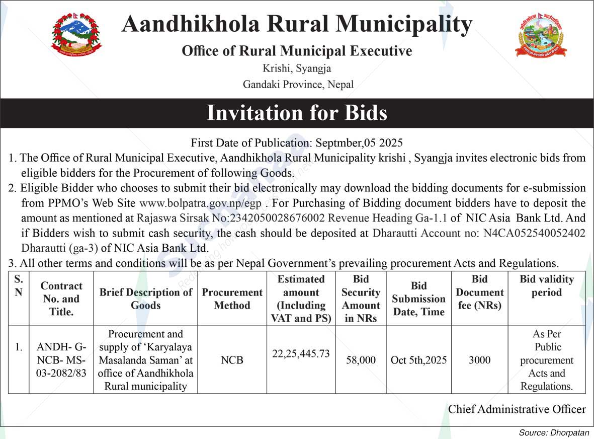 Aandhikhola Rural Municipality