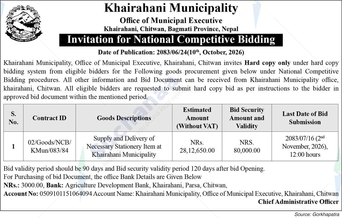 Khairahani Municipality