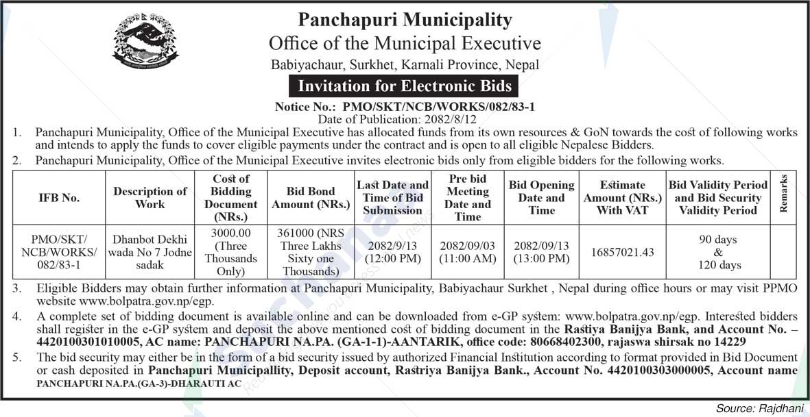 Panchapuri Municipality