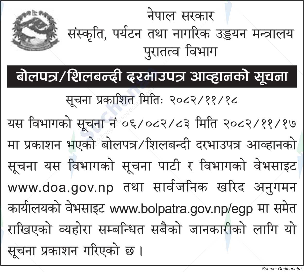 Department of Archaeology