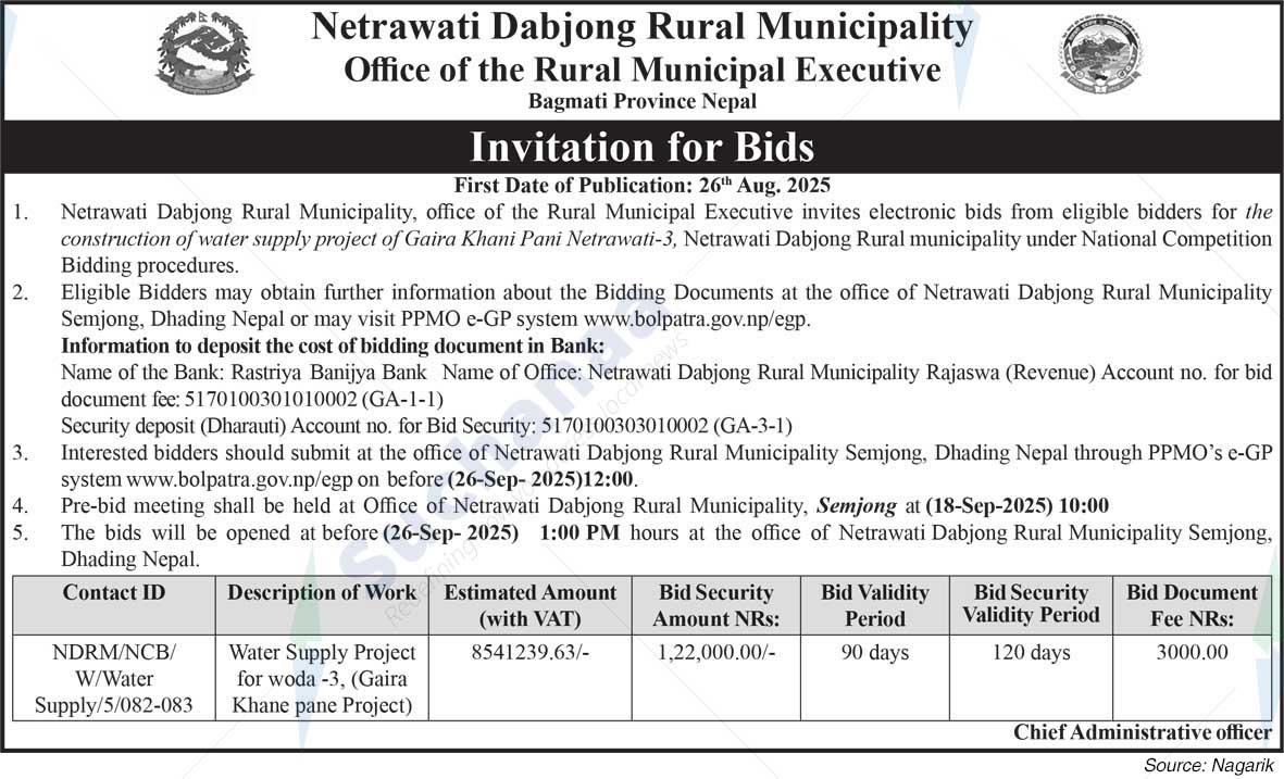 Netrawati Dabjong Rural Municipality