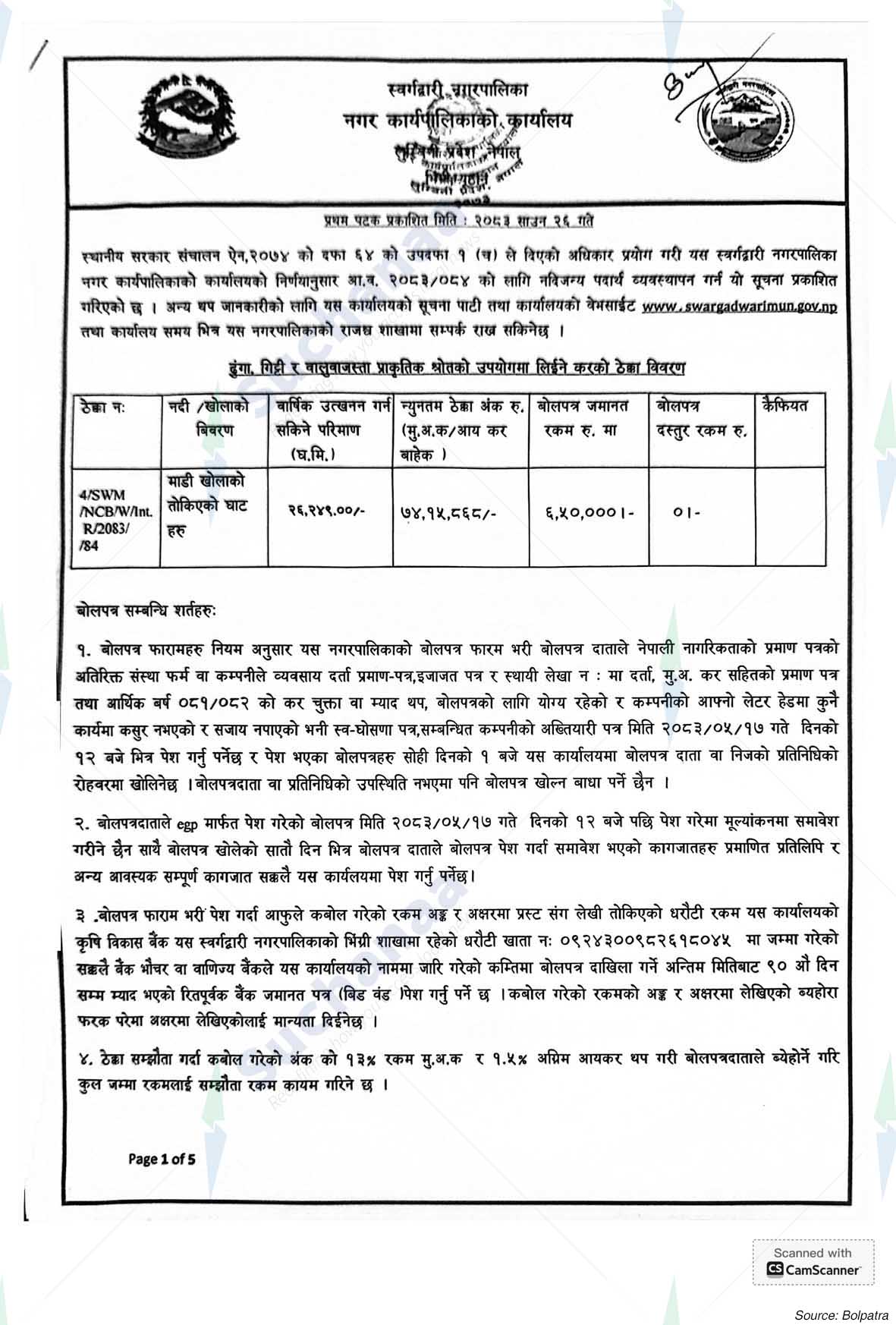 Swargadwari Municipality