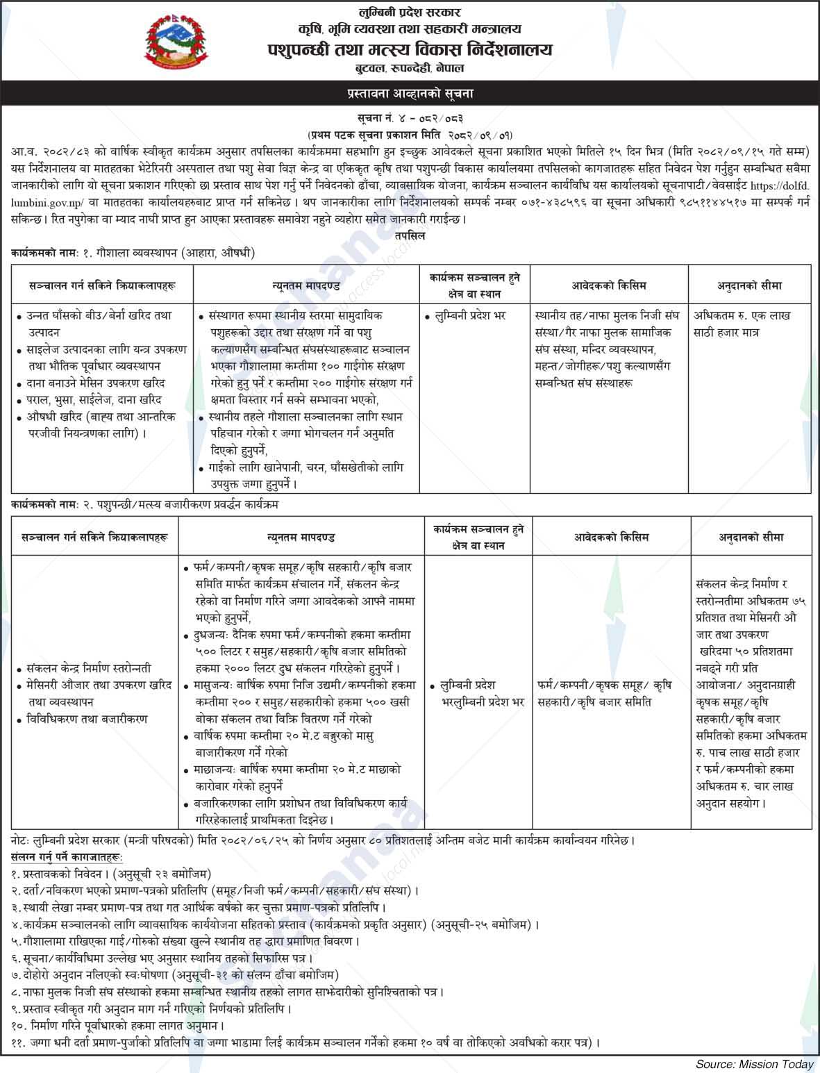 Directorate of Livestock and Fisheries Development, Butwal, Rupandehi
