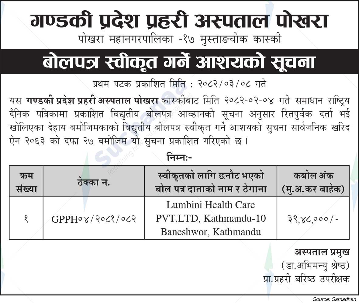 Gandaki Province Police Hospital