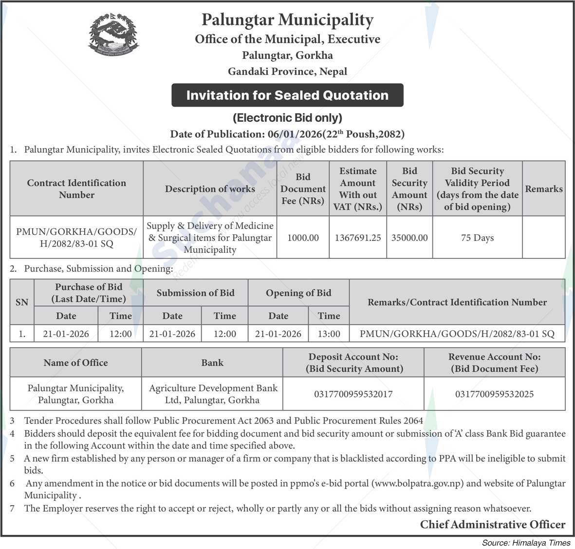 Palungtar Municipality