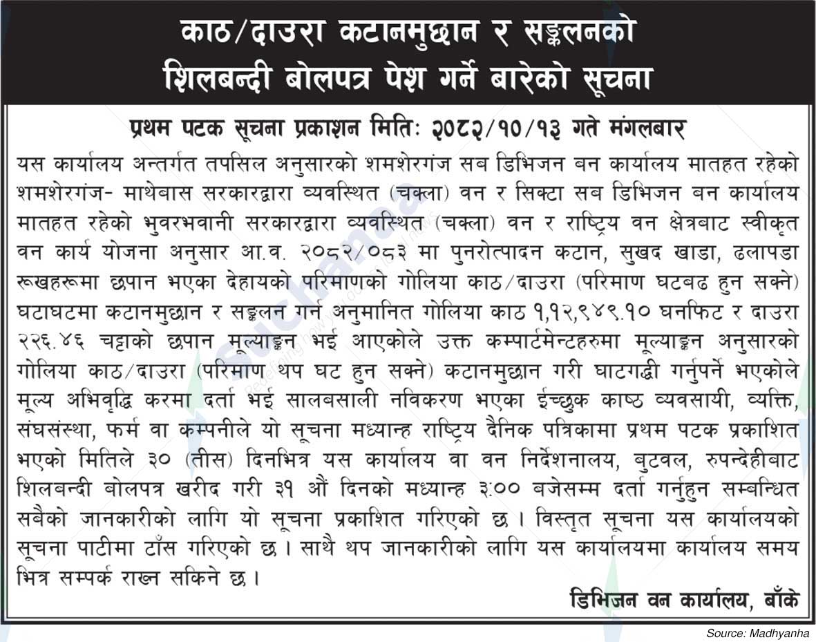 Division Forest Office, Banke