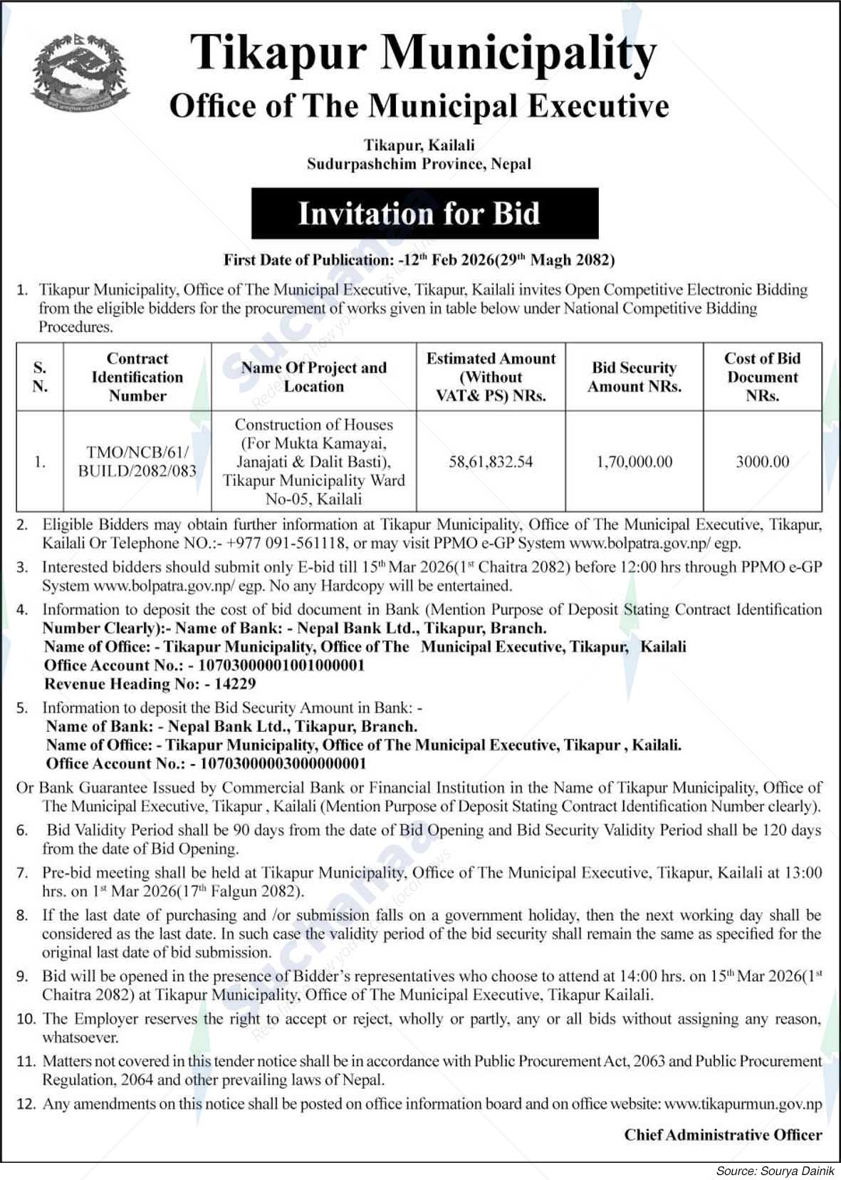 Tikapur Municipality