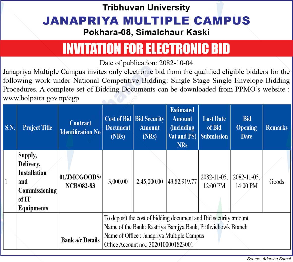 Janapriya Multiple Campus, Simalchaur