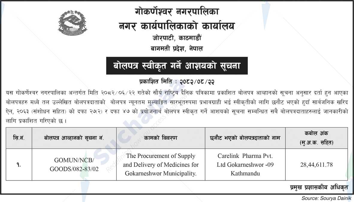 Gokarneshwor Municipality