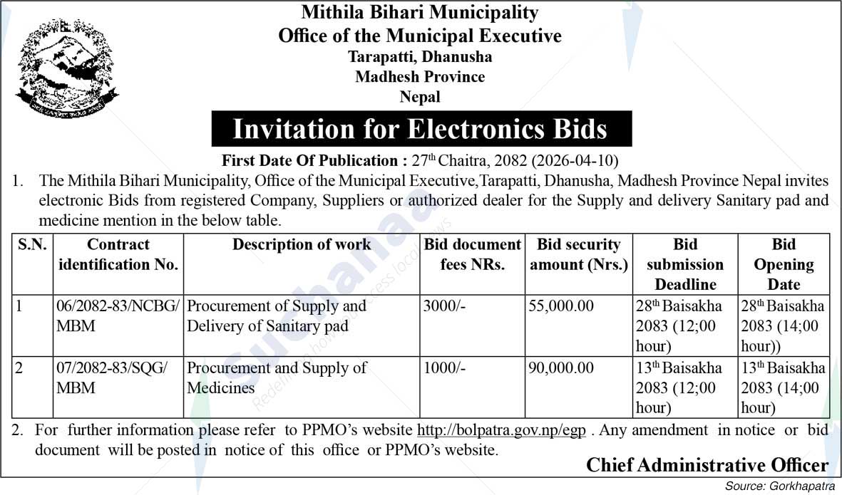 Mithila Bihari Municipality