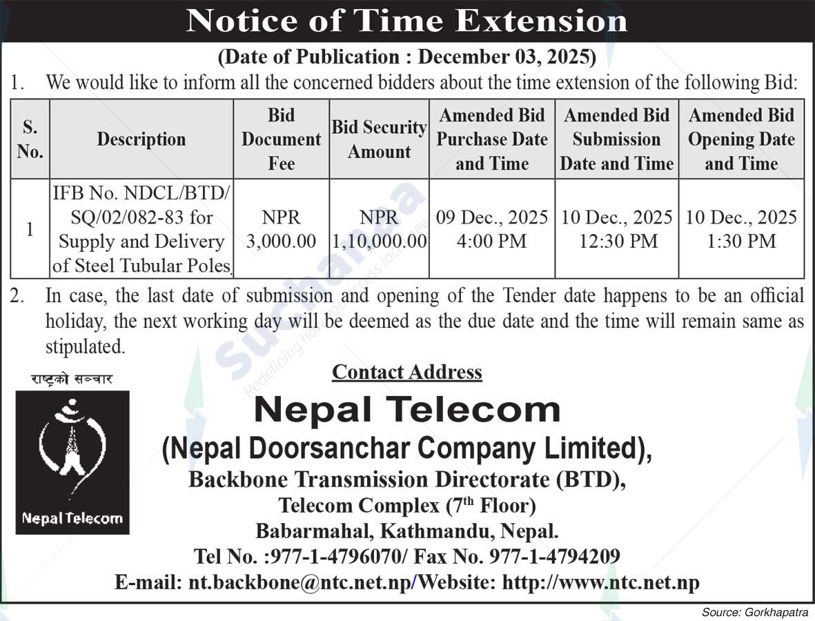 Nepal Doorsanchar Company Limited (NTC)