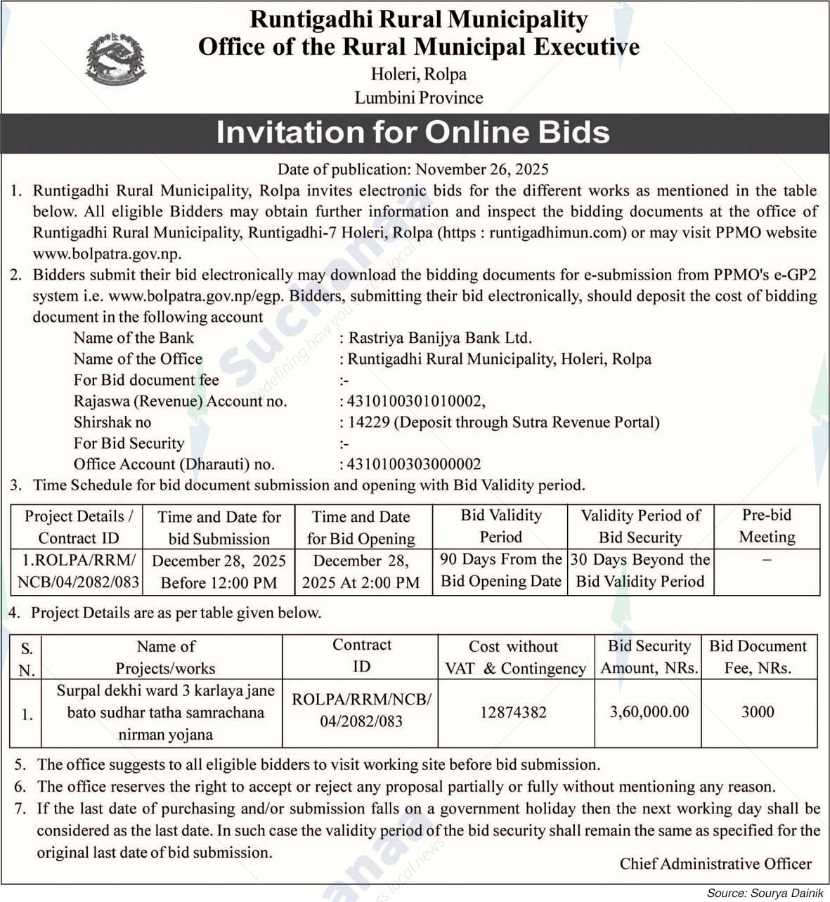 Runtigadhi Rural Municipality