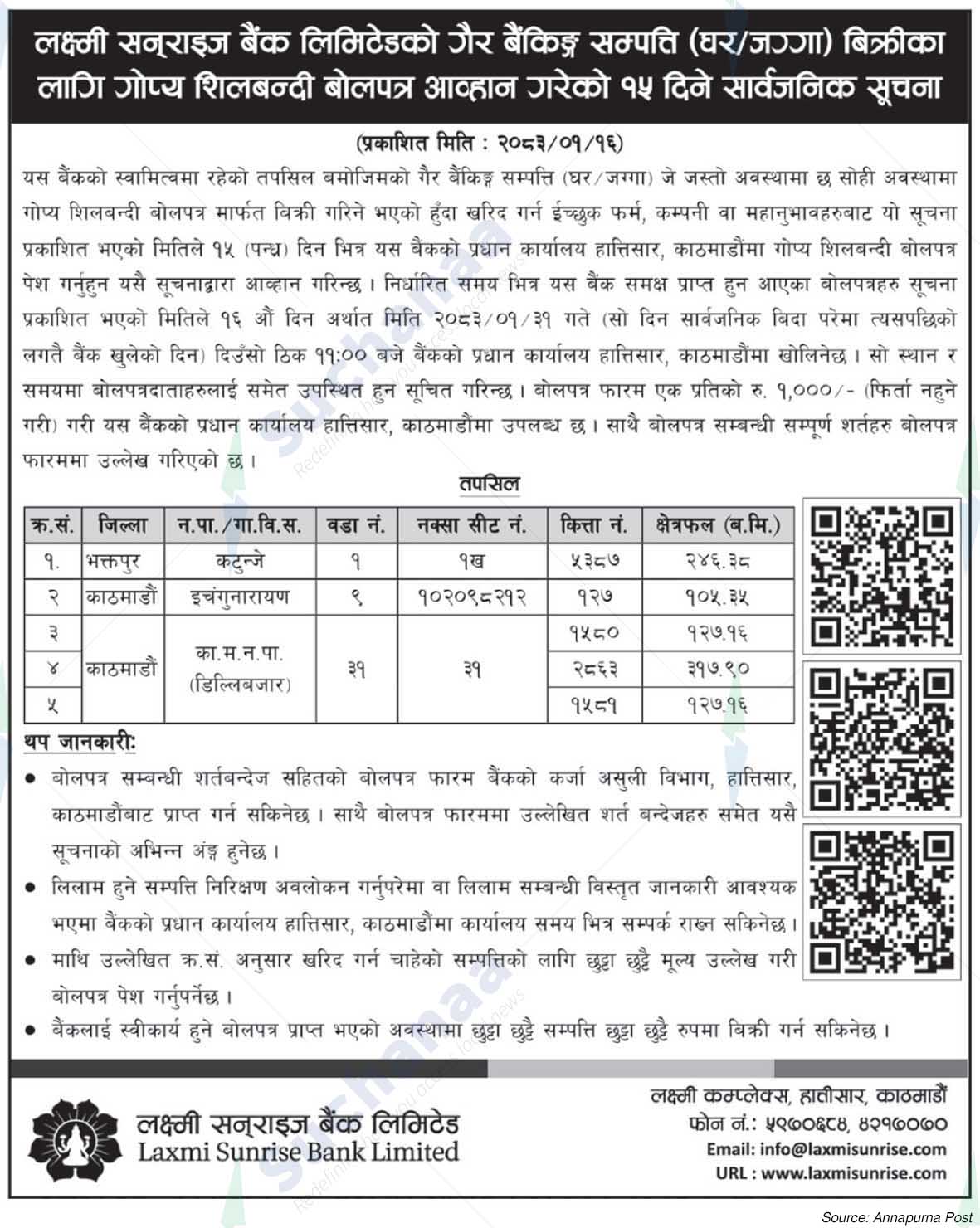 Laxmi Sunrise Bank Limited