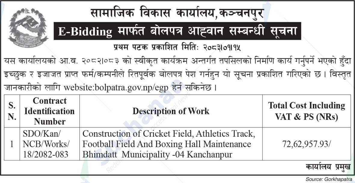 Social Development Office, Kanchanpur