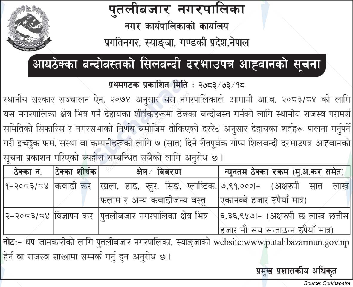 Putalibazar Municipality