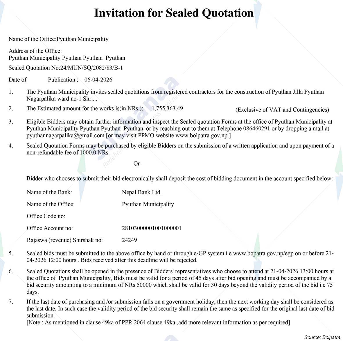 Pyuthan Municipality