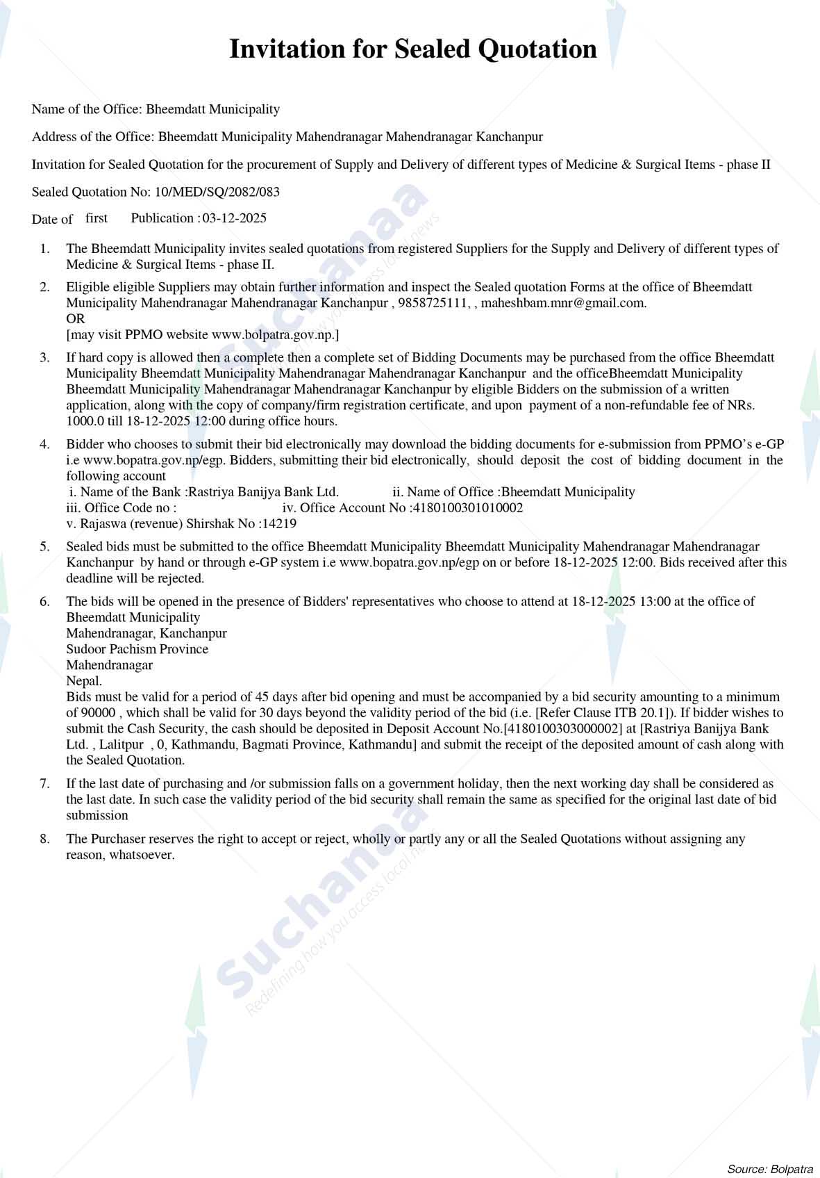 Bheemdatta Municipality